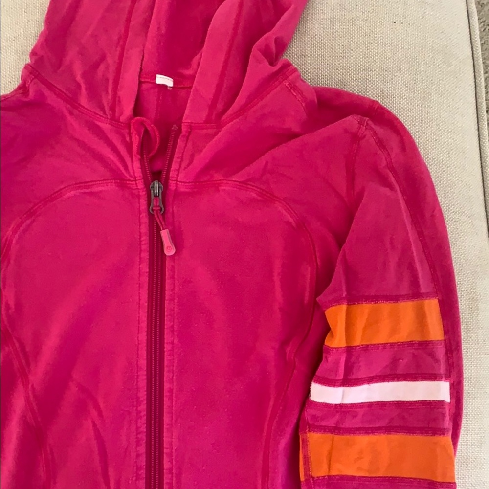 lululemon athletica jacket - front zip , hoodie